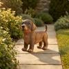 Animal Sculpture Realistic Outdoor Statue Naturalistic Decorative Figurine for Gardeners,