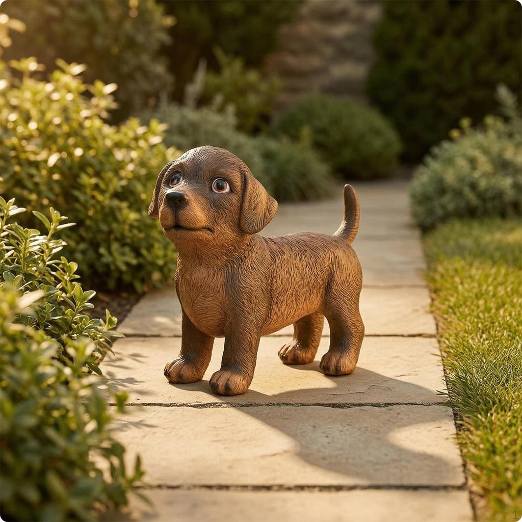 Animal Sculpture Realistic Outdoor Statue Naturalistic Decorative Figurine for Gardeners,
