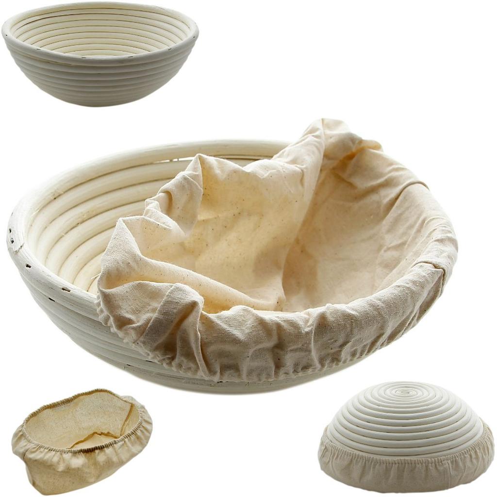 RATAN BASKET FOR RISING PERFECT BREAD 25 CM