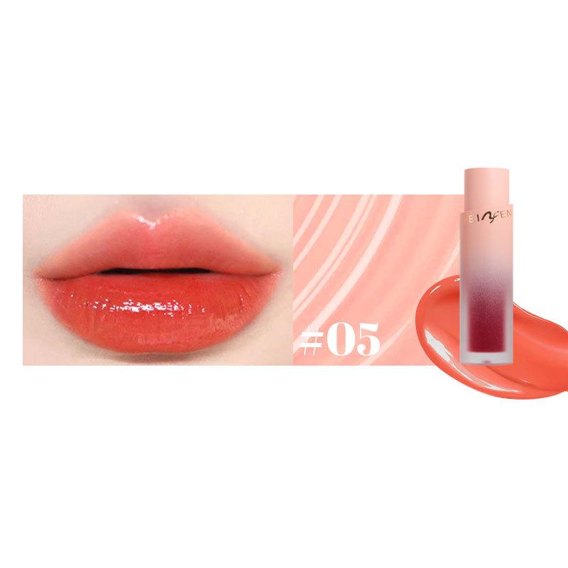 Water Light Moisturizing Lipstick, Mirror and Brightening Lip Gloss Easy To Color Lip Glaze