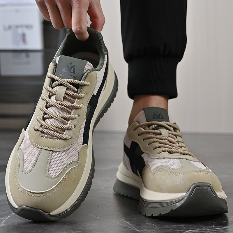 Fashion Classic Breathable Mens Sneakers Handmade Men's Vulcanize Footwear All-match Men Casual Hiking Shoes Brand Mens Lace-Up Flats