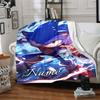 Custom Name Sonic Adventure Sonic Hedgehog Party Blanket For Couch Bed Plush Cozy Fuzzy Blanket Super Soft Warm Blankets For Fall And Winter 0916237