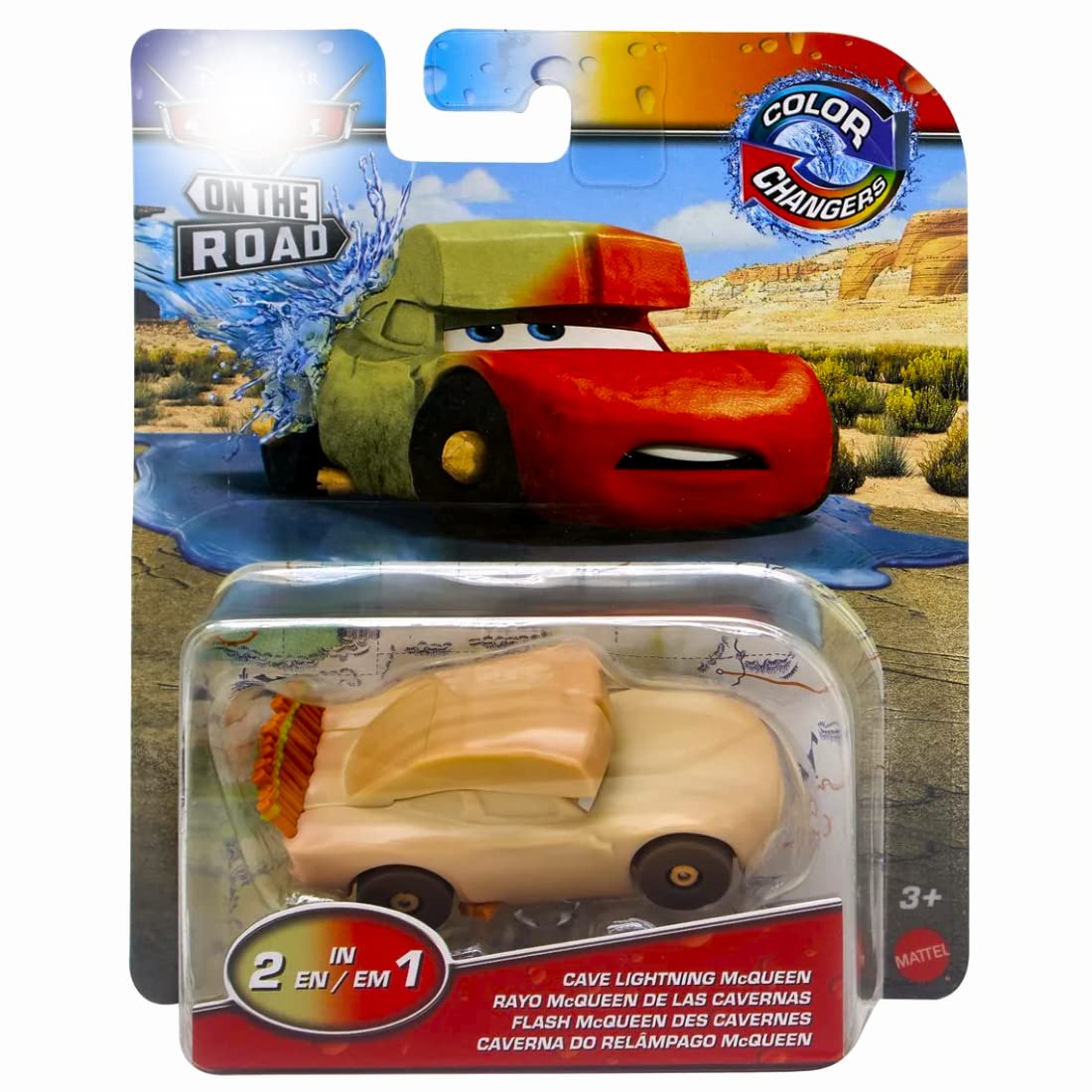 

Тачки в дороге 2023 Mattel Меняющие цвет Мини-машинка 1 шт. Пещера Молния Маккуин Мультфильм Аниме Короткометражка Персонаж Машинка Изменение цвета Ванна Динозавр ПЕЩЕРА