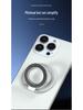 Universal Double-Sided Magnetic Phone Holder Ring - Foldable Desktop Stand for Streaming & Gym Use