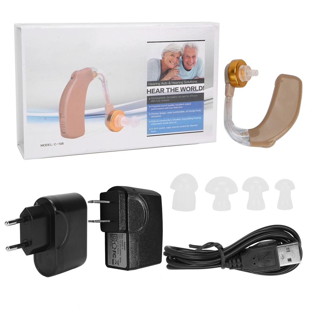 Hearing Aid for Old Man Noise Reduction BehindEar Small Help Listening Tools