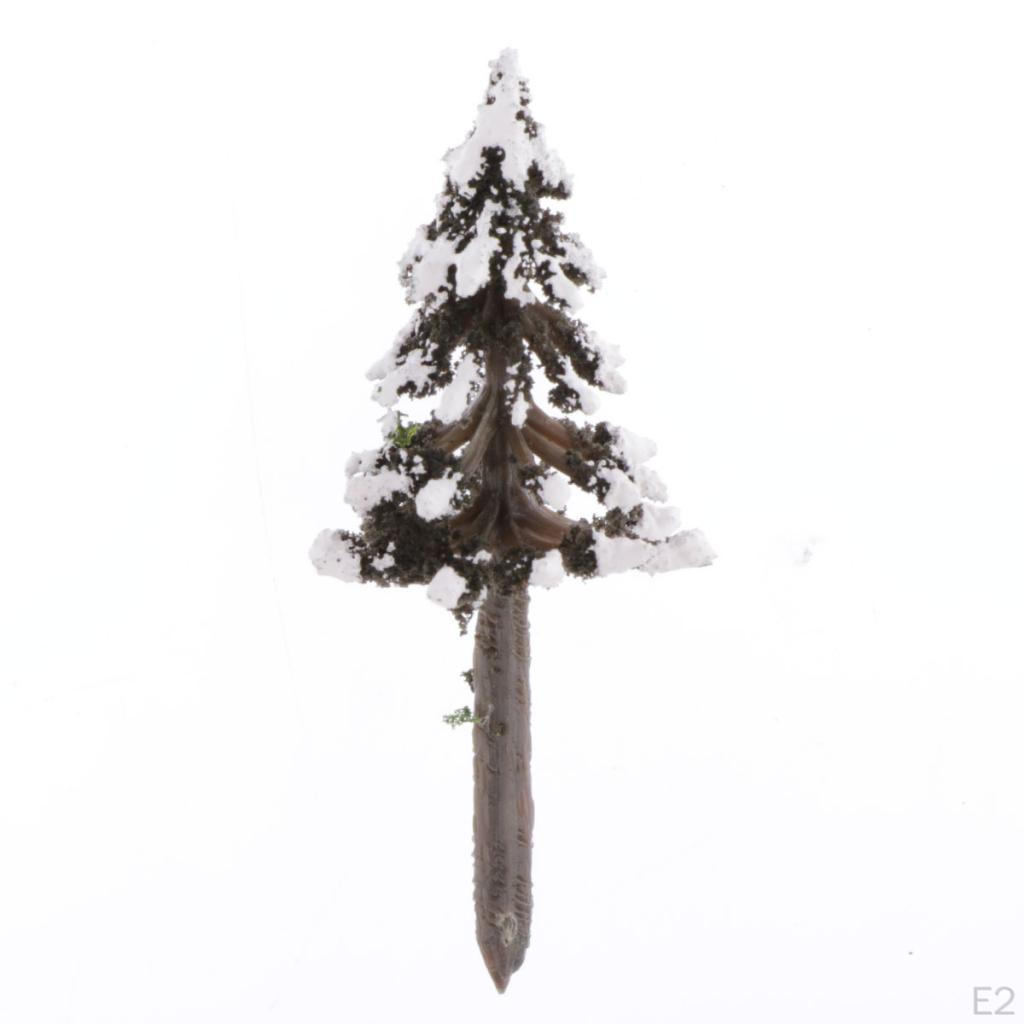 30pcs Model Train Railroad Winter Scenery, Diorama Tree Accessories for crafts or Building Models