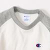 Champion Long for Long Crew One Point Raglan Langarm Oxford 130 T-Shirt Kinder, Ärmel, Hals, 100% Baumwolle, Bestickt, Logo, T-Shirt, Basic,