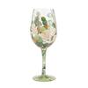 Enesco Lolita Wine Glass Bouquet In Bloom 6010661