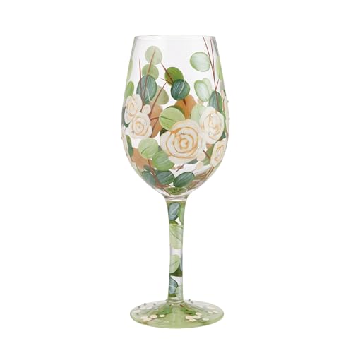 Enesco Lolita Wine Glass Bouquet In Bloom 6010661