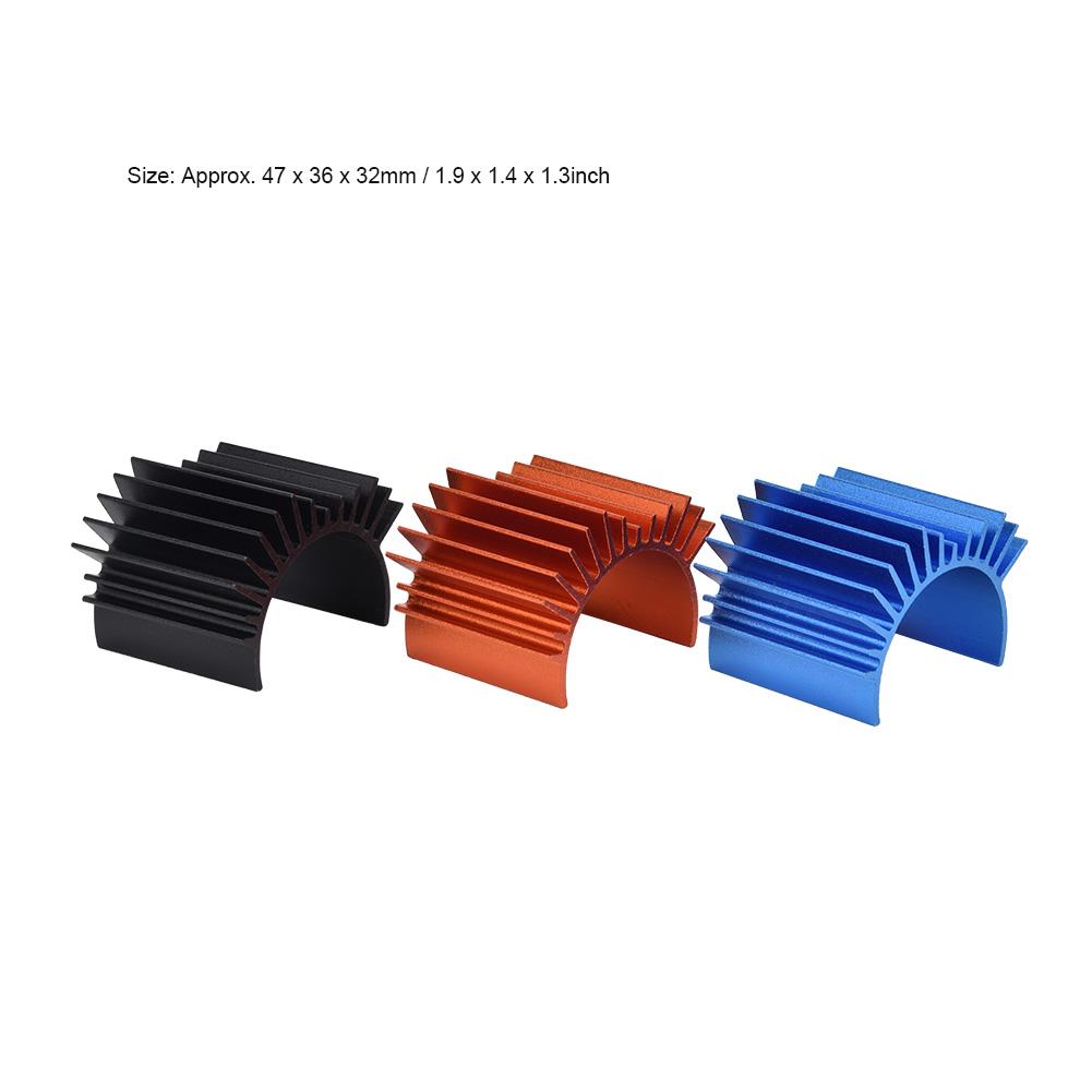 3PCS 3Color Metal Universal Cooling Fin Set Heat Sink for RC Car 540550 Motor