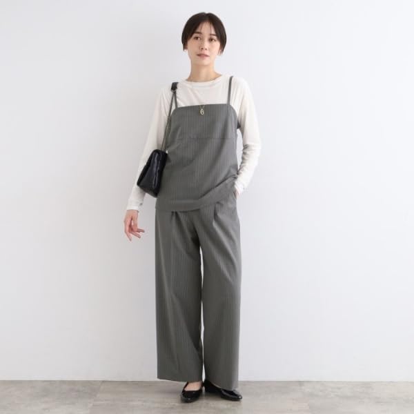 INDIVI Tank Camisole Top 12789008 Gray Size 38 Top/Camisole [Washable/Set-Up Available] Wool-Like Women's (312) (M)