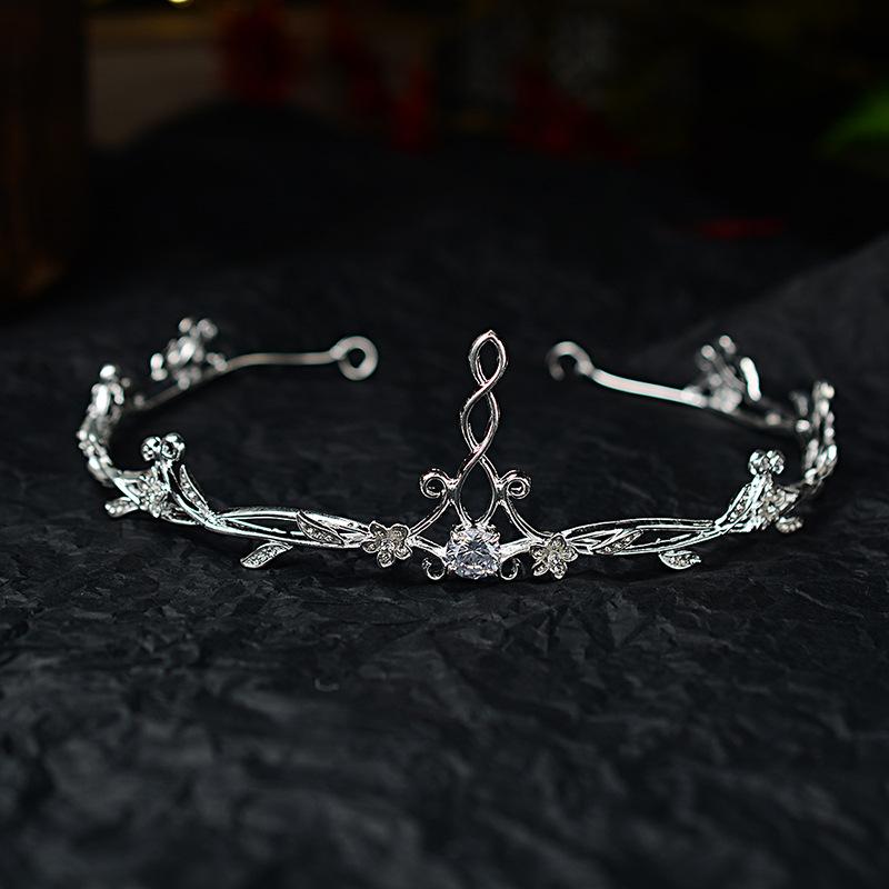 

Корона-тиара невесты, супер-фея, свадебное платье принцессы, тиара, простой и элегантный подарок на свадьбу, день рождения королевы