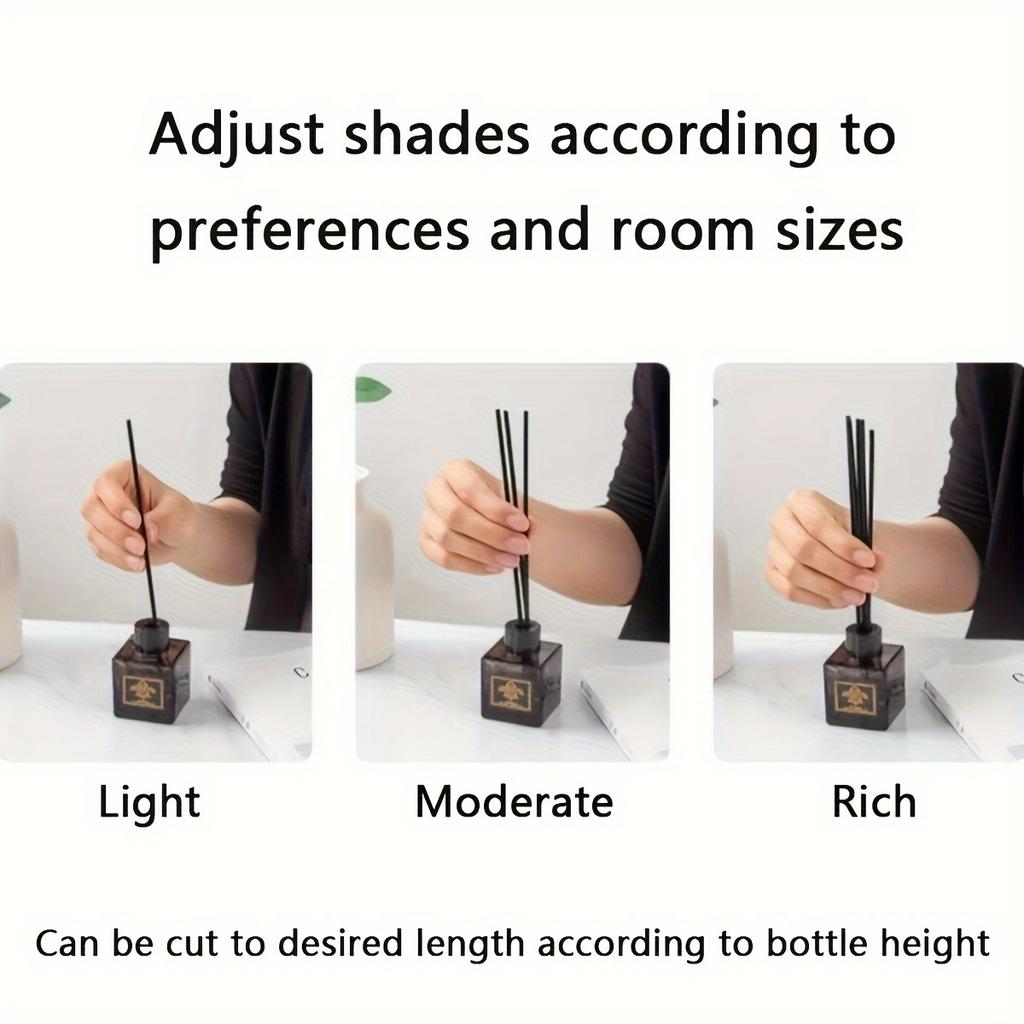 10/50 Stück Faserstäbchen Diffusor Aromatherapie Flüchtiger Stab für Heimduftdiffusor Heimdekoration