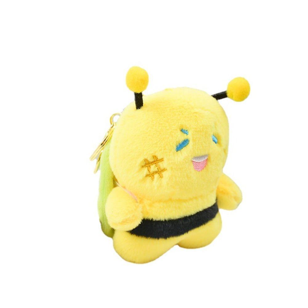 Plush Plush Turtle Bee Doll Pendant Stuffed Turtle Bee Plush Key Ring  Friends Birthday Gifts