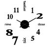 DIY 3D Luminous Silent Wall Clock - No-Drill, Simple Hanging Decor for Living Room