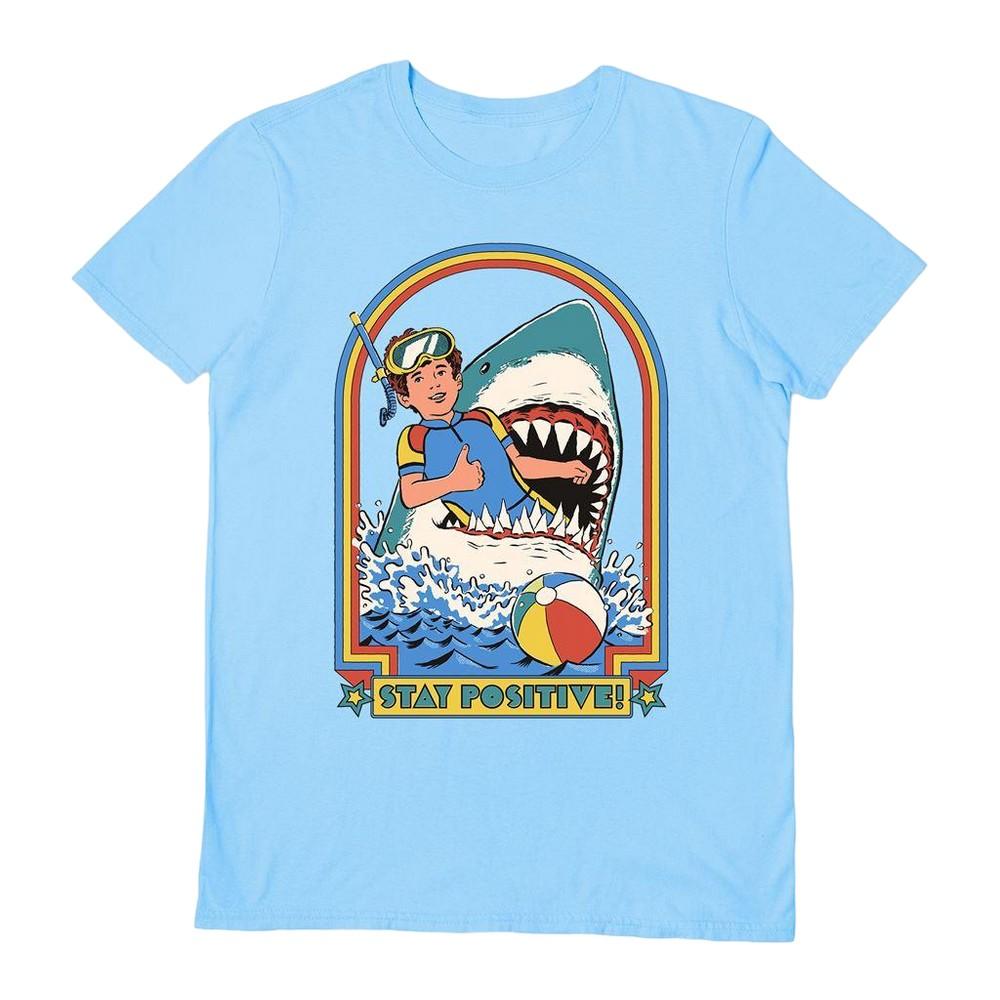 Steven Rhodes Unisex Adult Stay Positive T-Shirt