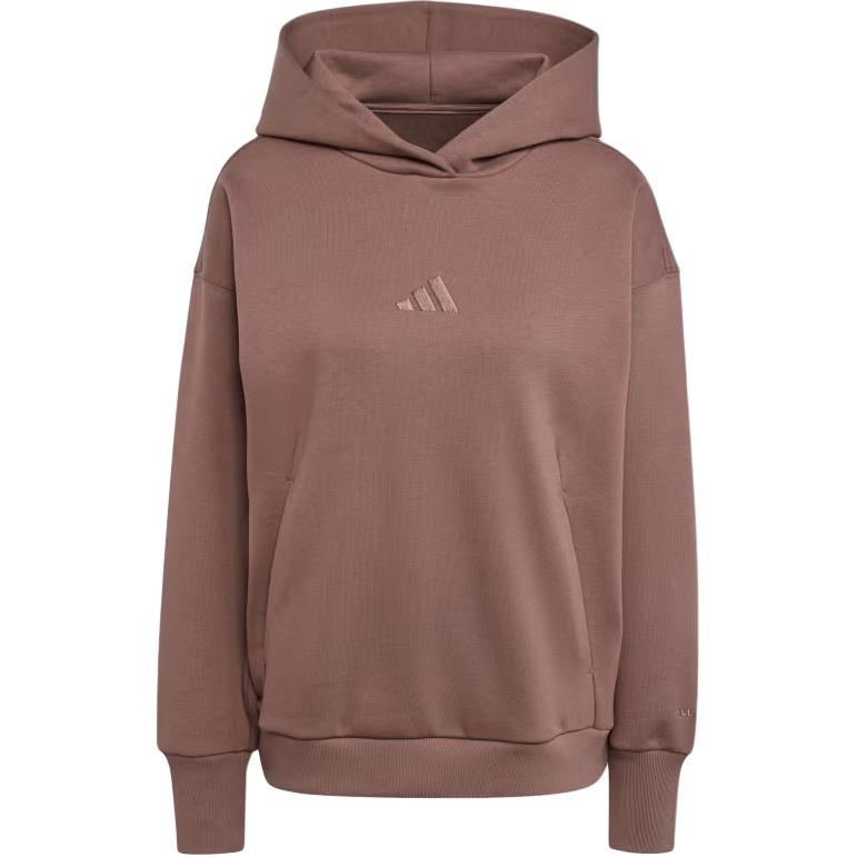 adidas Women s ALL SZN BF HD Hoodie Brown IY6763 M