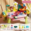 Children's Day Electric Water Play Table: Role-Playing Dishwashing, Fishing, Slide, and Sprinkler Toys