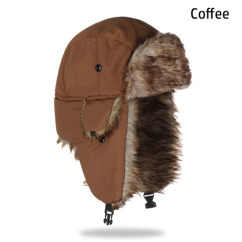 Winter New for Men Tactical Cs Windproof Bomber Earflap Cap Unisex Ushanka Russian Warm Ear Protectors Hats Balaclava Ski Hat