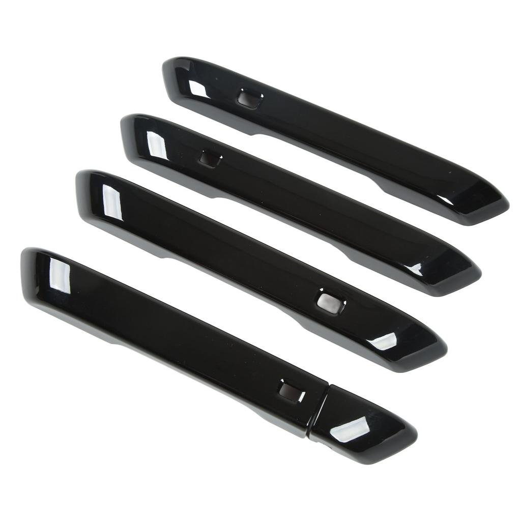 5 stk Bil Utvendig Side Dørhåndtak Deksel Trim Klistremerke Blank Svart Erstatning for Kia Carnival KA4 2022 Opp