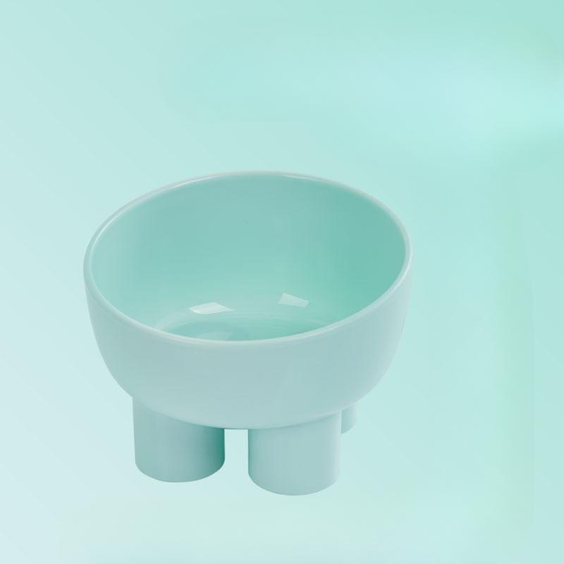 

Высокая миска для кошек в скандинавском стиле с наклонной мультяшной защитой от опрокидывания, миска для домашних животных, миска для кошек и собак, миска для еды 14*10 cm