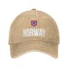 Unisex Women Norwegian Flag Norway Caps Merch Baseball Cap Retro  Trucker Hats Adjustable