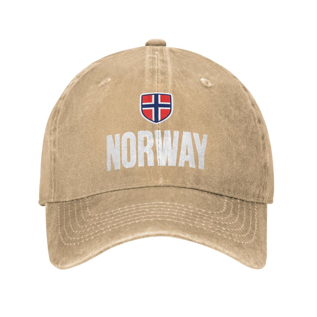 Unisex Women Norwegian Flag Norway Caps Merch Baseball Cap Retro Trucker Hats Adjustable