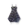 Semir Plaid Pleated Cami Dress
