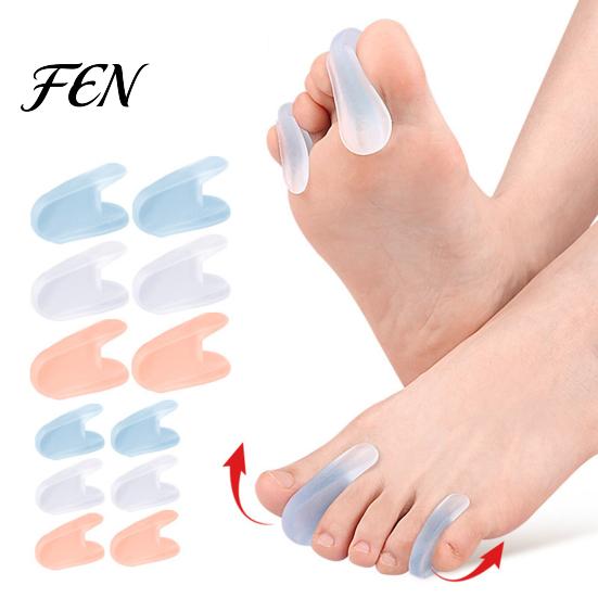 Daily Wear Toe Separator 2PCS Gel Separator, Soft Flared Spreader Straightener, Ultra-Thin Non-Slip Non-slip Comfortable Bunion Corrector, for
