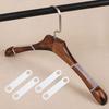 100PCS 100mm Transparent Coloured Hanger Slipcovers Anti Slip Silicone Protection Garment Hanger Bar Anti Slip Stickers Suitable for Wooden or