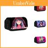 Oshi No Ko Children Nylon Pencil Bag With Multiple Compartments For Easy Organization