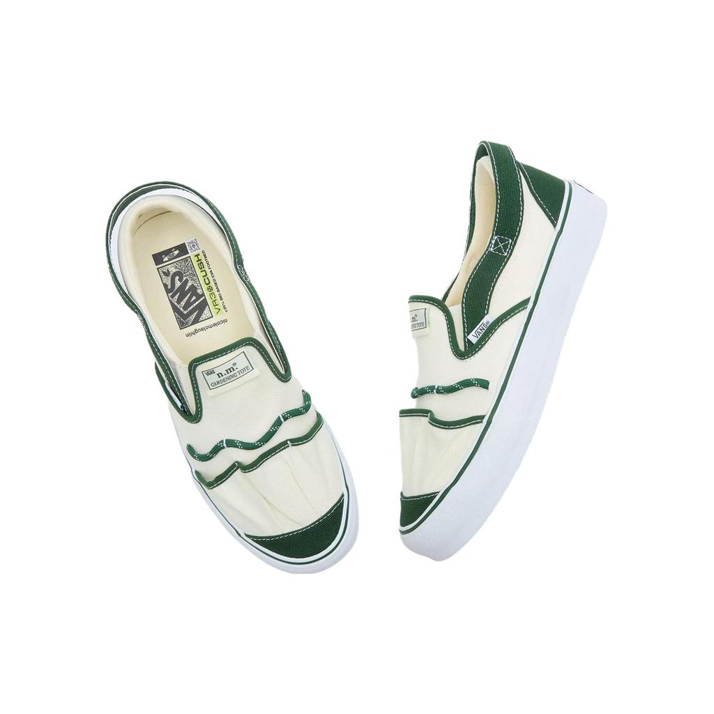 Nicole McLaughlin x Vans Slip-On VP VR3 LX Τσάντα Κηπουρικής - Λευκά Unisex Αθλητικά Παπούτσια Πράσινο VN0009VYWGR