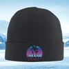 Palm Tree Birds Miami Beach Retro Design Men Women Unisex Knitted Hat Beanie Pullover Cap Winter Thermal Warm Christmas Outdoor