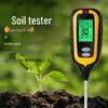 Six-in-One Soil Tester: Moisture, Fertility, Temperature, pH, and Humidity Meter.