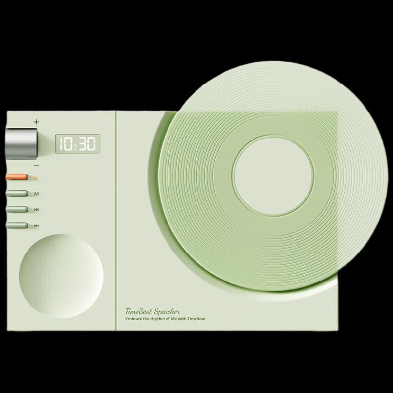 SSOMFEX Retro Vinyl Bluetooth Speaker