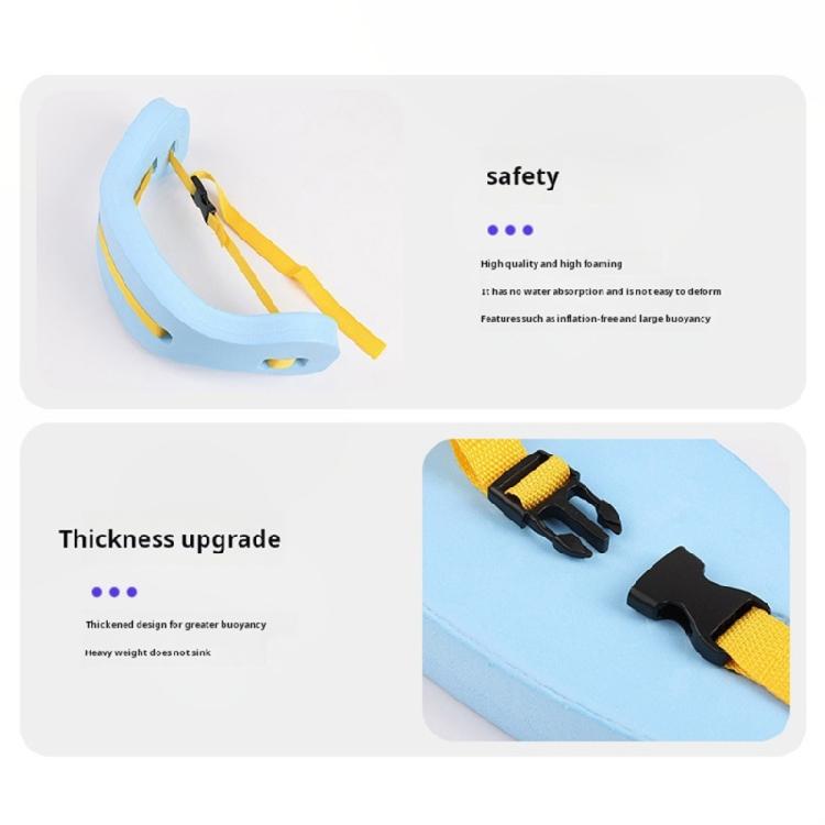 Kids Water Safety Float Belt With Safe Fit & High Visibilities Color For Safety Comfortable Children Floating Waist Belt