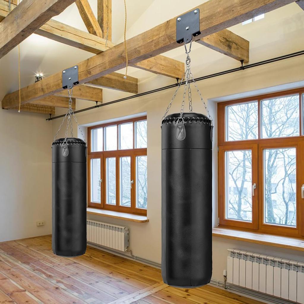 Punching Boxing Bag Hanger Heavy Duty Steel 360 Degree Rotation Hook Heavy Bag Beam Mount for Hanging Heavy Punching Bag Sandbag