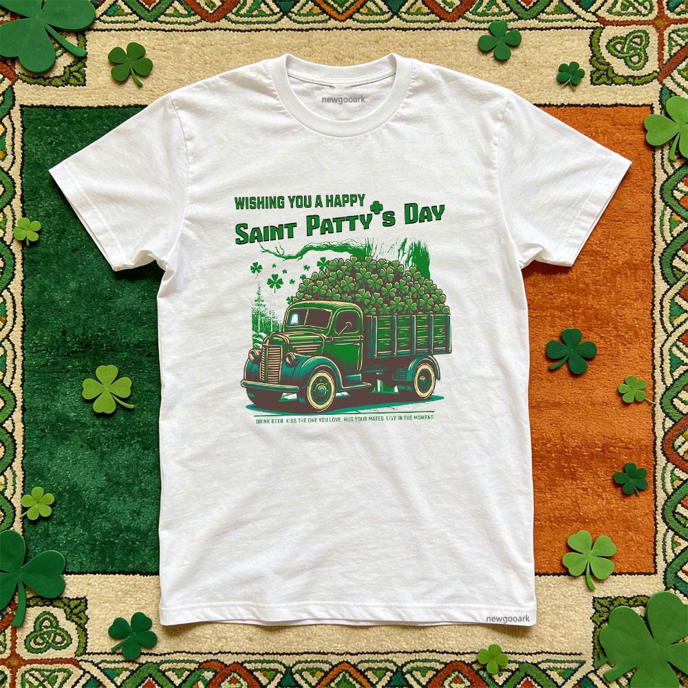 

Westie Dog Saint Patricks Day Irish Flag and Shamrocks TShirt Women Unisex Casual Cotton Graphic T Shirts Unisex Shortsleev S