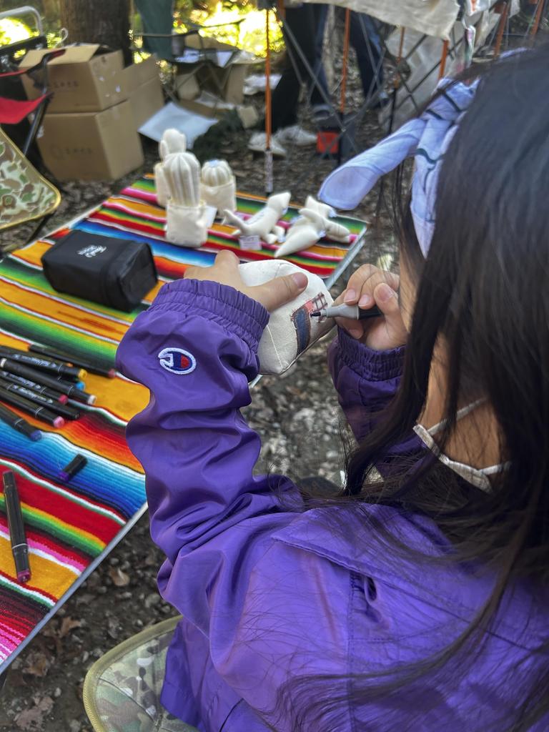 Canvas Doll Penguin Medium 17x10x8cm (Suitable for writing, colored paper, gifts, art workshops, presents, get-well wishes, celebrations)