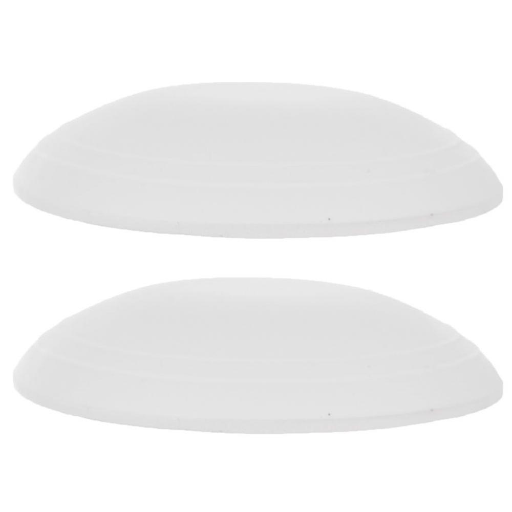 Orion Set of 2 Self-Adhesive Door Stops, White, 6 cm