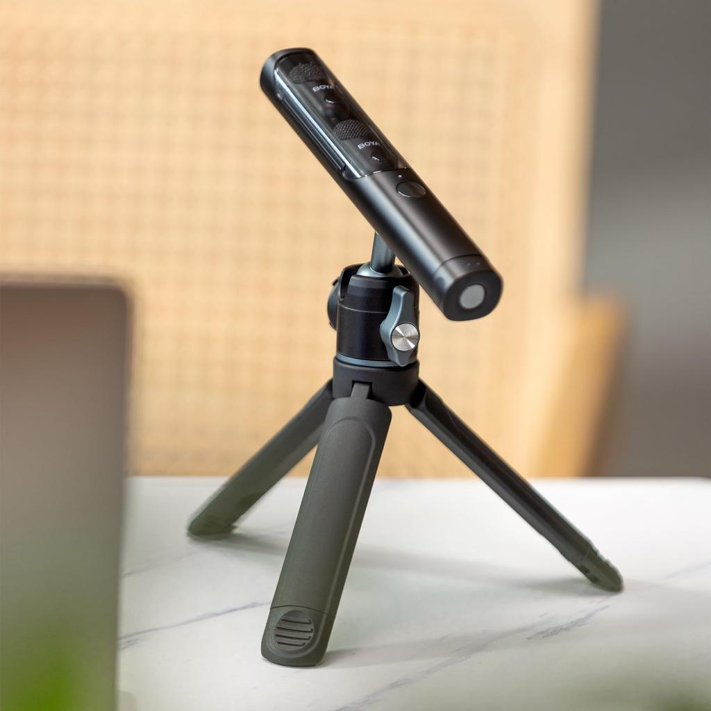 BOYA Magic Desktop Stand BOYA Magic Wireless with Adjustable Dedicated Mini Tripod for Magic Wireless Microphone Systems (for Microphones) Mount,