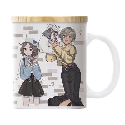 2D COSPA Girls Band Cry Original Illustration Togenashi Togeari Full Color Mug with Lid [Official] "For You" Ver.