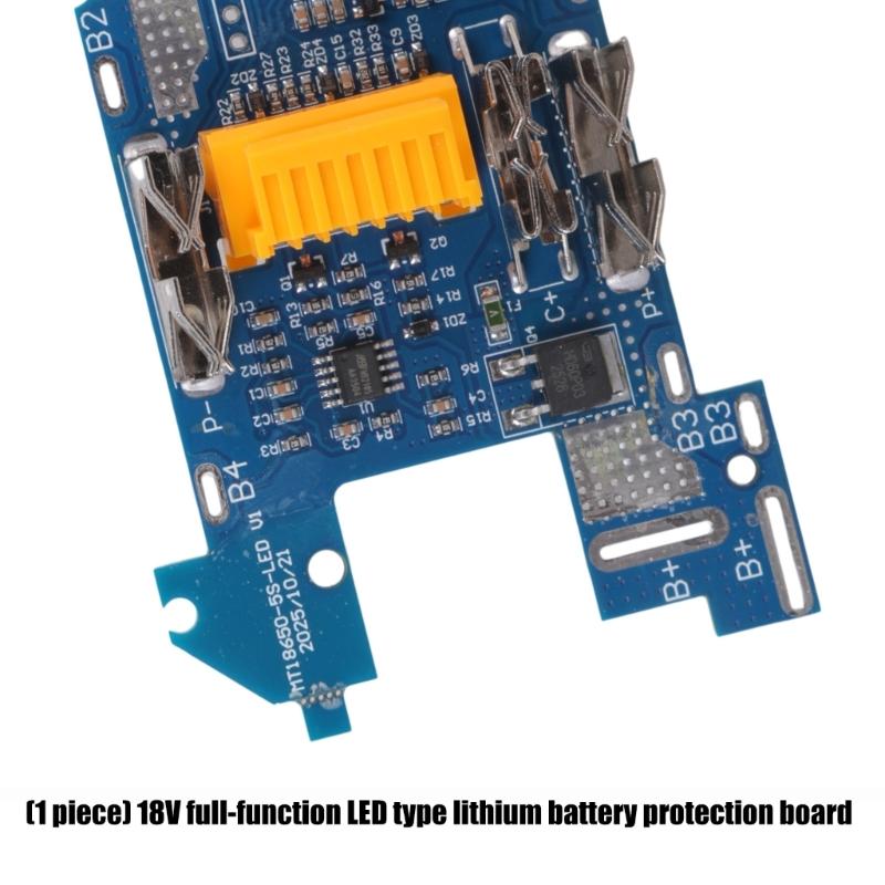 Advanced PCB Lithium Batteries Protections Board With Intelligent Current Management For BL1830 BL1850 BL1860 18V Power Tool