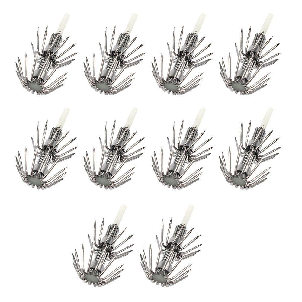 Wood Shrimp Lures Double layer Octopus Squid Lure Hooks Plastic Baits Umbrella hook Glow in Dark