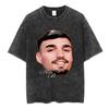 Rels B A New Star Graphic Print Tshirt Unisex Women Vintage Washed Cotton Gothic YK Fashion Summer Tee Loose Casual Oversized Tee