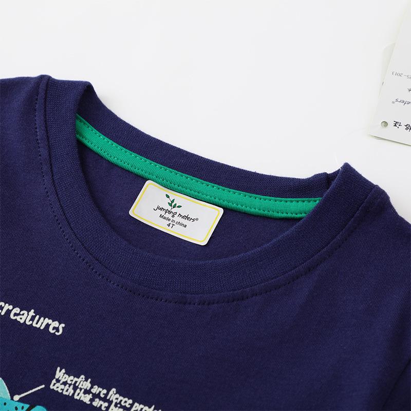 Nieuwe Collectie Jongens 2026 Korte Mouw Oceaan Wereld Lichtgevend T-shirt - Europese & Amerikaanse Stijl