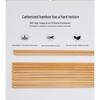 Qiwei Natural Carbonized Bamboo Chopsticks