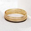 12pcs Punk Curb Cuban Chain Bracelets Set for Women Miami Boho Thick Gold Color Charm Bracelets Bangles Fashion Jewelry