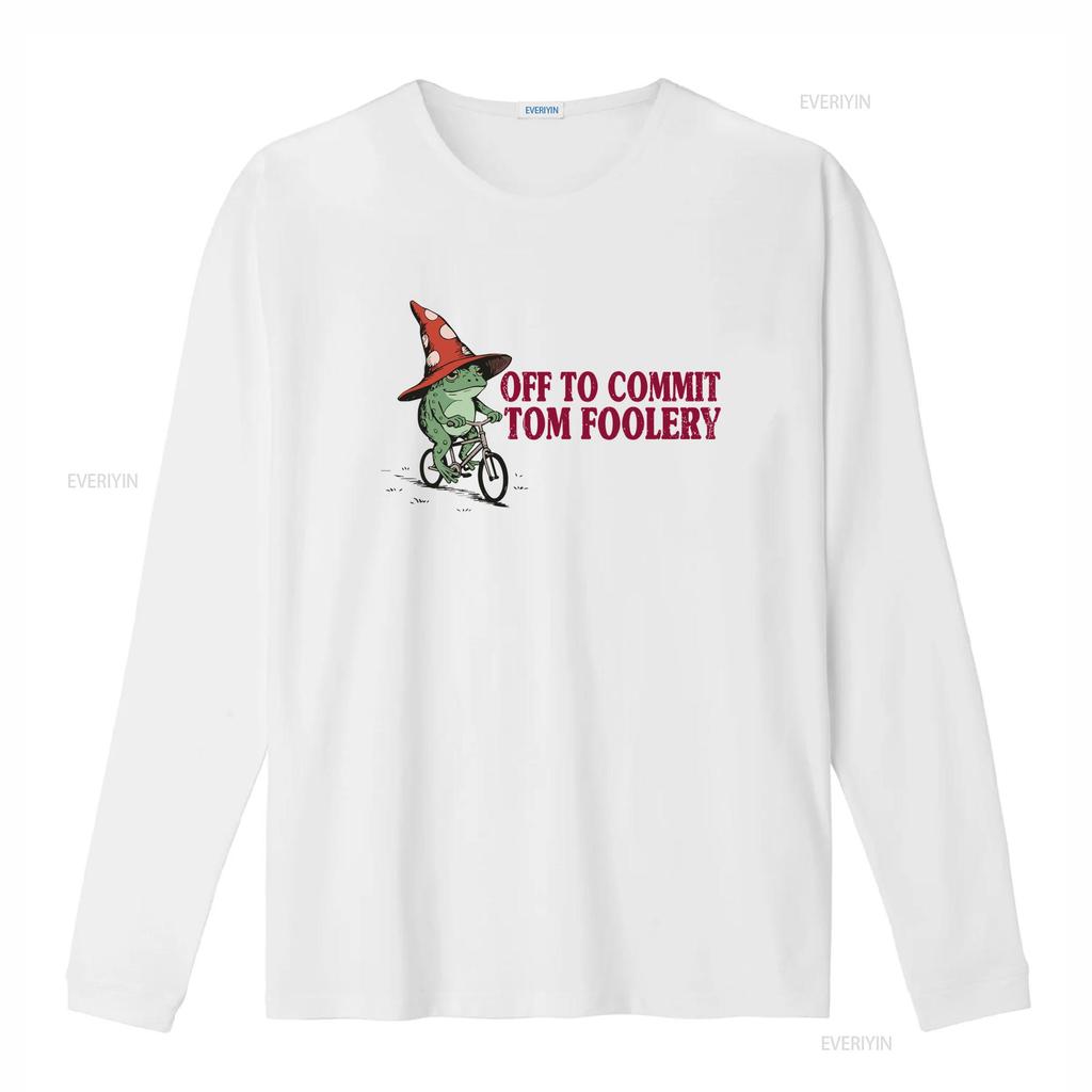 Off to Commit Tom Foolery T Shirt Funny Frog Meme Weirdcore Vintage Retro Humor vintage Washed Stylish Top For Everyday Wear