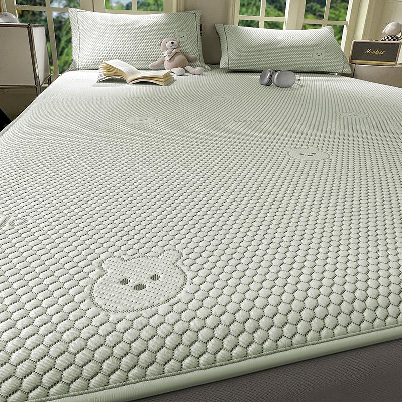 

3 шт. водонепроницаемая простыня однотонный чехол для матраса с резинкой простыня двойная простыня размера Queen King 150x200 зелёный